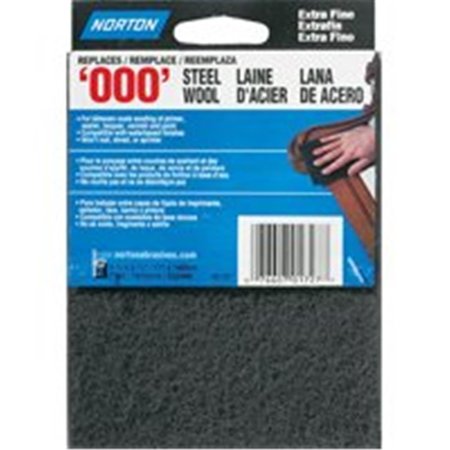 NORTON CO 1727 Gray Extra Fine Synthetic Steel Wool NO387526